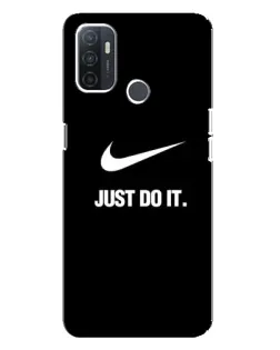 Чохол для OPPO A32 з картинкою «Класичний принт Nike» Чохол для OPPO A32 з картинкою «Класичний принт Nike»