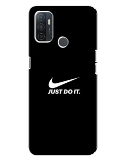 Чохол для OPPO A32 з картинкою «Мінімалізм від Nike» Чохол для OPPO A32 з картинкою «Мінімалізм від Nike»