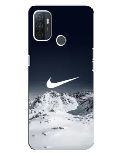 Чохол для OPPO A32 з картинкою «Nike — зимові гори» Чохол для OPPO A32 з картинкою «Nike — зимові гори»