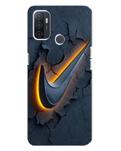 Чохол для OPPO A32 з картинкою «Об'ємний логотип Найк»