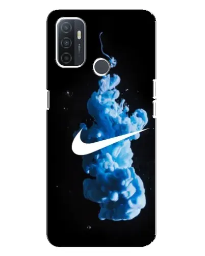 Чохол для OPPO A32 з картинкою «Nike та синій дим»