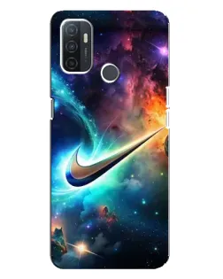 Чохол для OPPO A32 з картинкою «Космічний Nike Swoosh» Чохол для OPPO A32 з картинкою «Космічний Nike Swoosh»