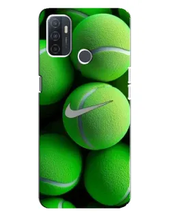 Чохол для OPPO A32 з картинкою «Тенісні м'ячі Найк» Чохол для OPPO A32 з картинкою «Тенісні м'ячі Найк»