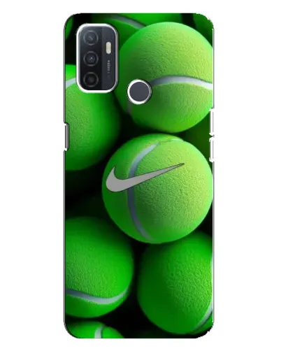 Чохол для OPPO A32 з картинкою «Тенісні м'ячі Найк»