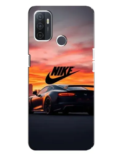 Чохол для OPPO A32 з картинкою «Nike та суперкар»