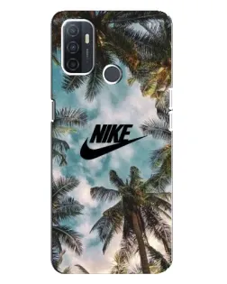 Чохол для OPPO A32 з картинкою «Тропічний принт Nike» Чохол для OPPO A32 з картинкою «Тропічний принт Nike»