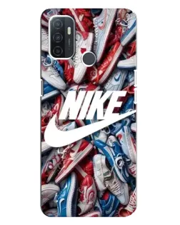 Чохол для OPPO A32 з картинкою «Колаж кросівок Найк» Чохол для OPPO A32 з картинкою «Колаж кросівок Найк»