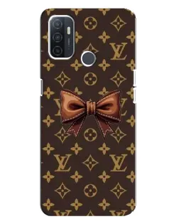 Чехол для OPPO A32 с картинкой «LV с бантом»