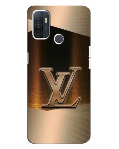 Чехол для OPPO A32 с картинкой «LV — золотое сияние»