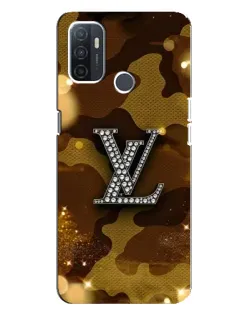 Чехол для OPPO A32 с картинкой «Камуфляжный Louis Vuitton»