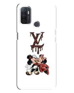 Чехол для OPPO A32 с картинкой «LV и Микки Маус»