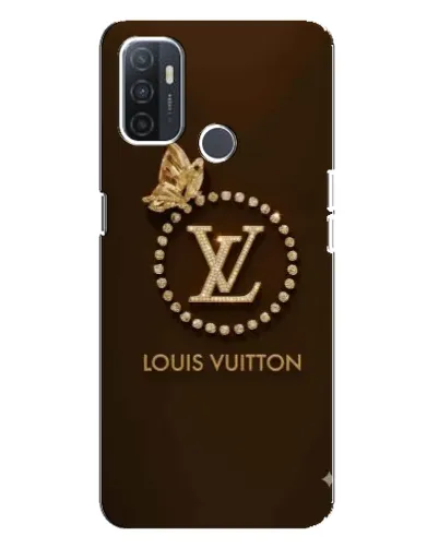 Чехол для OPPO A32 с картинкой «LV — золотая печать»