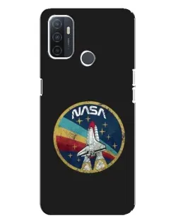 Чохол для OPPO A32 з картинкою «NASA — емблема місії»