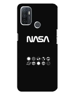 Чохол для OPPO A32 з картинкою «NASA — технічний принт»