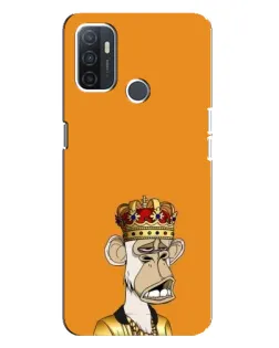 Чохол для OPPO A32 з картинкою «Золота мавпа Bored Ape»