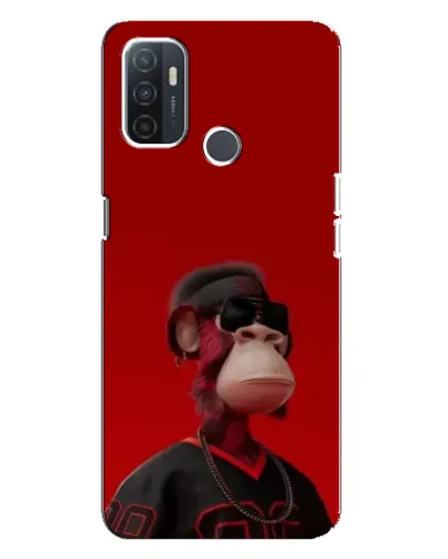 Чохол для OPPO A32 з картинкою «Bored Ape в червоному» Чохол для OPPO A32 з картинкою «Bored Ape в червоному»