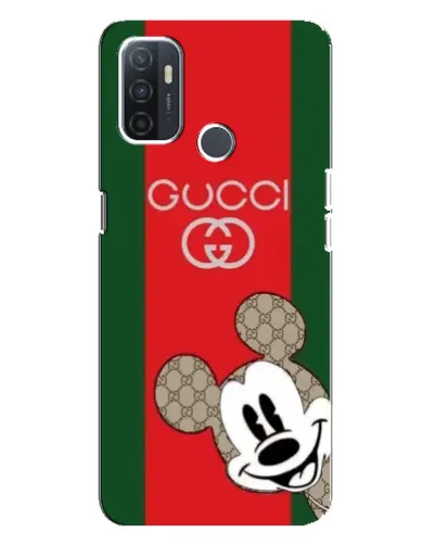 Чохол для OPPO A32 з картинкою «Gucci — смуги та Міккі» Чохол для OPPO A32 з картинкою «Gucci — смуги та Міккі»