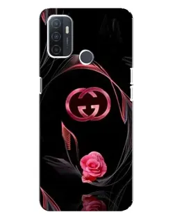 Чохол для OPPO A32 з картинкою «Gucci — неонова троянда» Чохол для OPPO A32 з картинкою «Gucci — неонова троянда»