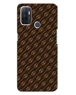 Чохол для OPPO A32 з картинкою «Gucci — золоті діагоналі» Чохол для OPPO A32 з картинкою «Gucci — золоті діагоналі»