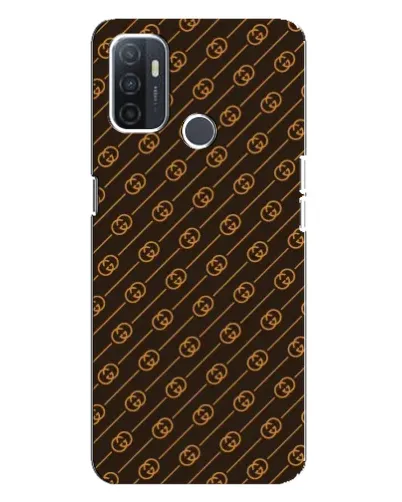 Чохол для OPPO A32 з картинкою «Gucci — золоті діагоналі» Чохол для OPPO A32 з картинкою «Gucci — золоті діагоналі»