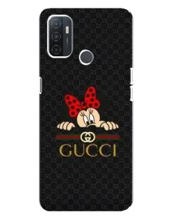 Чохол для OPPO A32 з картинкою «Мінні Маус Gucci — чорний» Чохол для OPPO A32 з картинкою «Мінні Маус Gucci — чорний»