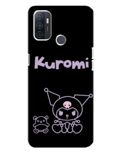 Чехол для OPPO A32 с картинкой «Kuromi — черный минимализм» Чехол для OPPO A32 с картинкой «Kuromi — черный минимализм»