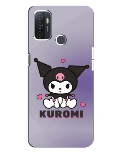 Чехол для OPPO A32 с картинкой «Kuromi — фиолетовый арт» Чехол для OPPO A32 с картинкой «Kuromi — фиолетовый арт»