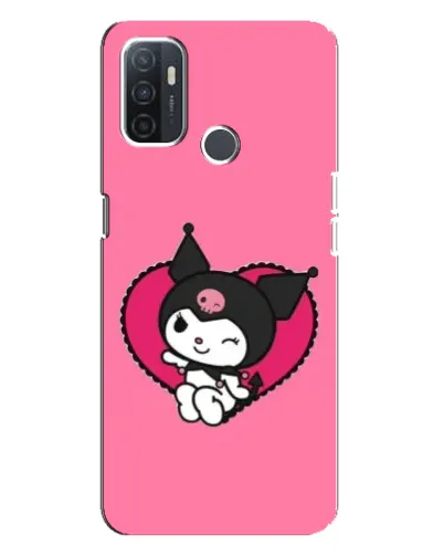 Чехол для OPPO A32 с картинкой «Kuromi — любовь в сердце» Чехол для OPPO A32 с картинкой «Kuromi — любовь в сердце»