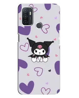 Чехол для OPPO A32 с картинкой «Kuromi и лавандовые сердца» Чехол для OPPO A32 с картинкой «Kuromi и лавандовые сердца»