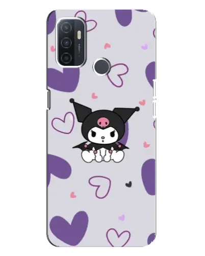Чехол для OPPO A32 с картинкой «Kuromi и лавандовые сердца» Чехол для OPPO A32 с картинкой «Kuromi и лавандовые сердца»