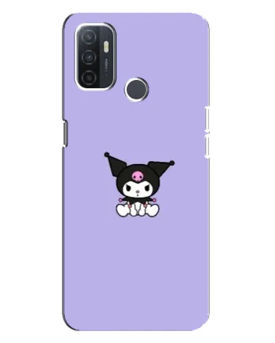 Чехол для OPPO A32 с картинкой «Kuromi — фиолетовый минимализм» Чехол для OPPO A32 с картинкой «Kuromi — фиолетовый минимализм»