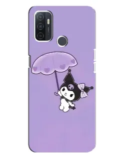 Чехол для OPPO A32 с картинкой «Kuromi с зонтиком» Чехол для OPPO A32 с картинкой «Kuromi с зонтиком»