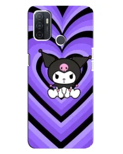 Чехол для OPPO A32 с картинкой «Kuromi и фиолетовые сердца» Чехол для OPPO A32 с картинкой «Kuromi и фиолетовые сердца»
