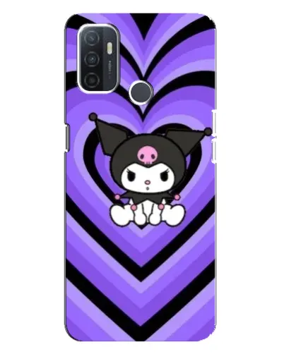 Чехол для OPPO A32 с картинкой «Kuromi и фиолетовые сердца» Чехол для OPPO A32 с картинкой «Kuromi и фиолетовые сердца»