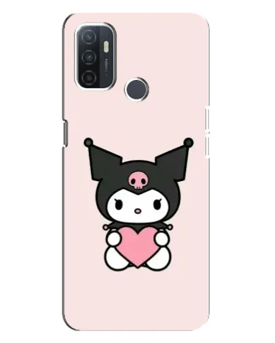 Чехол для OPPO A32 с картинкой «Kuromi и сердце» Чехол для OPPO A32 с картинкой «Kuromi и сердце»