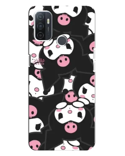 Чехол для OPPO A32 с картинкой «Паттерн голов Куроми» Чехол для OPPO A32 с картинкой «Паттерн голов Куроми»