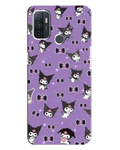 Чехол для OPPO A32 с картинкой «Kuromi — паттерн» Чехол для OPPO A32 с картинкой «Kuromi — паттерн»