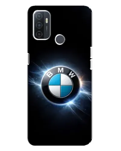 Чохол для OPPO A32 з картинкою «BMW — неонове сяйво»