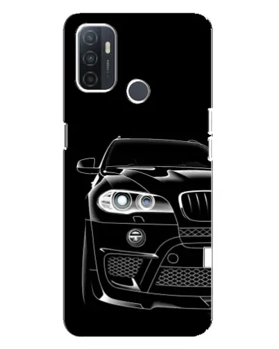 Чохол для OPPO A32 з картинкою «Темний силует BMW»
