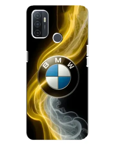 Чохол для OPPO A32 з картинкою «Золотистий дим BMW»