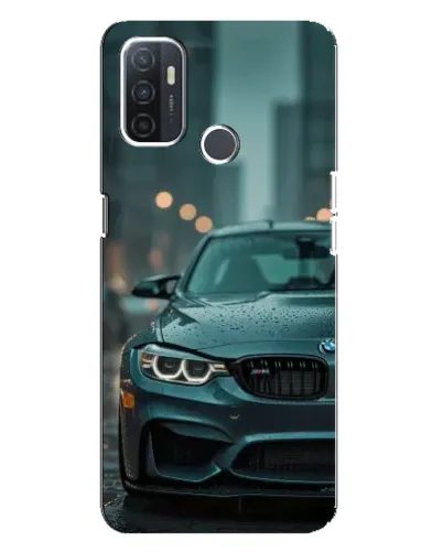 Чохол для OPPO A32 з картинкою «BMW у вогнях міста»