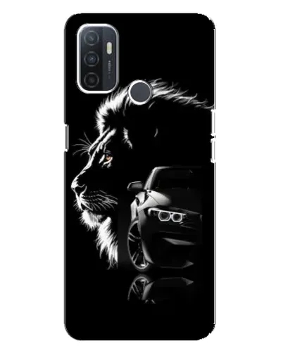 Чохол для OPPO A32 з картинкою «BMW та лев»