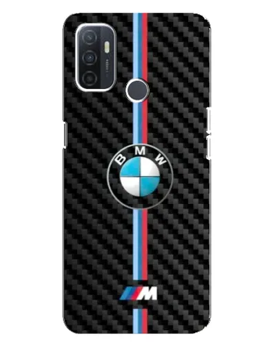 Чохол для OPPO A32 з картинкою «Емблема BMW та карбон»