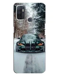 Чохол для OPPO A32 з картинкою «BMW у зимовому лісі» Чохол для OPPO A32 з картинкою «BMW у зимовому лісі»