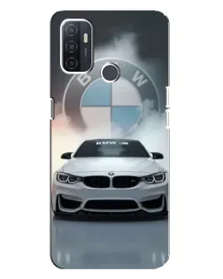 Чохол для OPPO A32 з картинкою «BMW в білому диму» Чохол для OPPO A32 з картинкою «BMW в білому диму»
