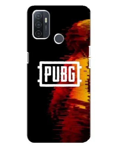 Чохол для OPPO A32 з картинкою «Яскравий логотип PUBG»