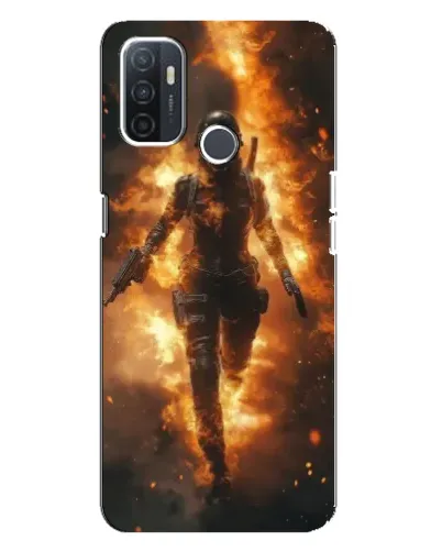 Чохол для OPPO A32 з картинкою «BMW — швидкість у дощі»