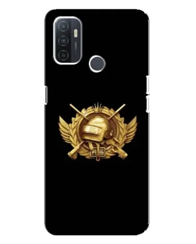 Чохол для OPPO A32 з картинкою «PUBG — помаранчевий градієнт»