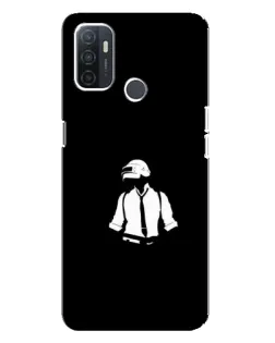 Чохол для OPPO A32 з картинкою «PUBG — білий шолом» Чохол для OPPO A32 з картинкою «PUBG — білий шолом»