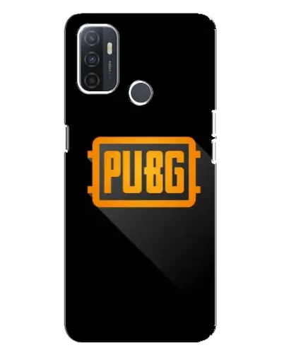 Чохол для OPPO A32 з картинкою «PUBG — рамка лого»